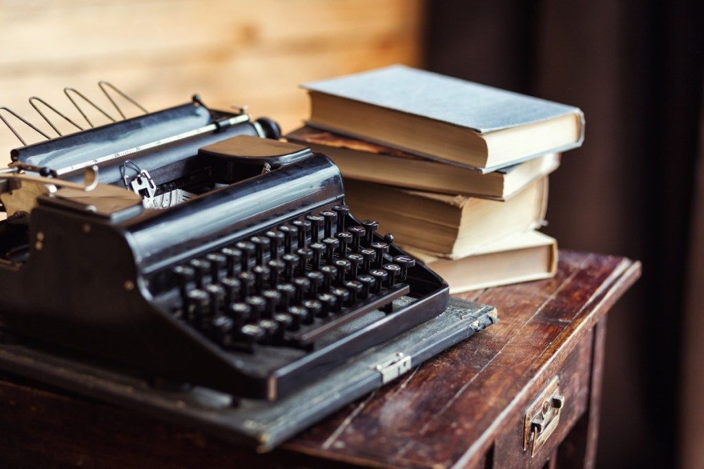 régi írógép vintage otthoni trendek