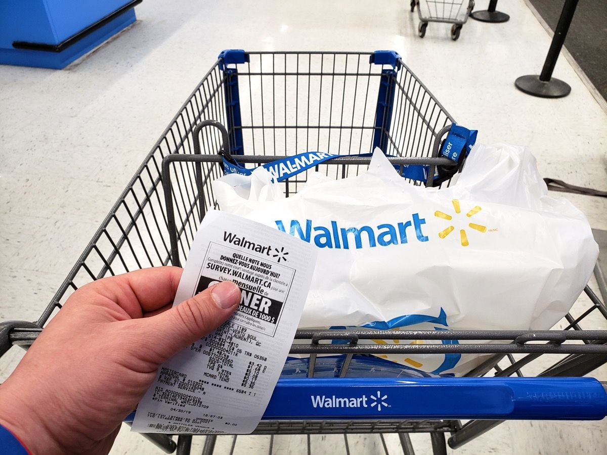 Shopping cart sa Walmart