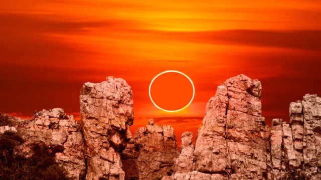 L'éclipse solaire transformera le soleil en un « anneau de feu » samedi : comment la voir