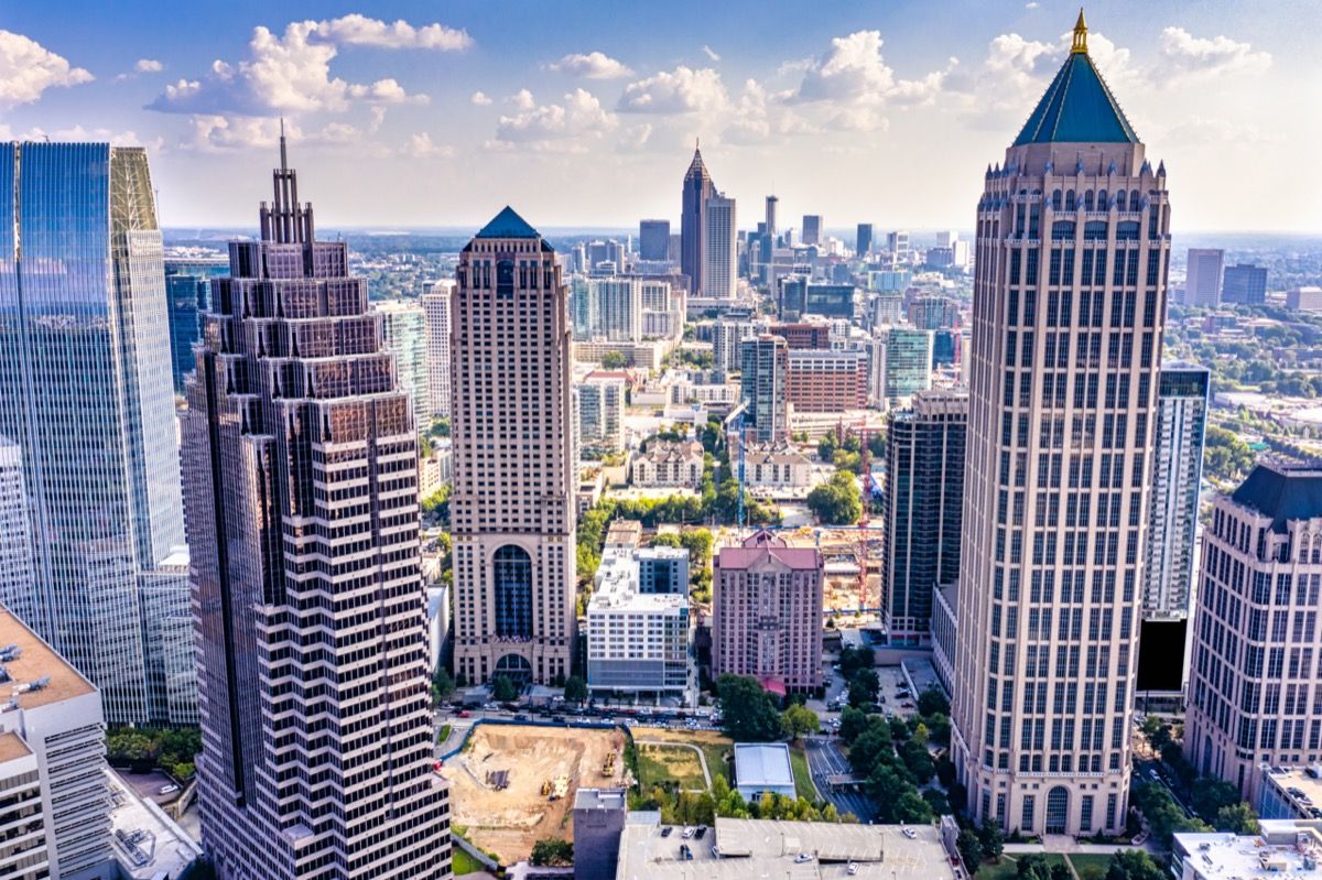 снимка на градския пейзаж на Атланта, Джорджия