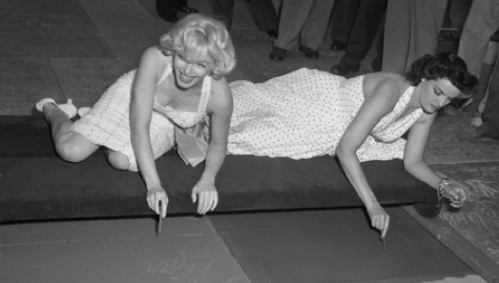 marilyn monroe, glamour-bilder fra 1950-tallet