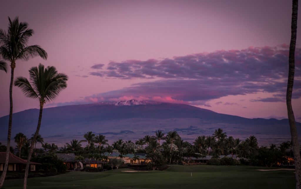 Fatos do planeta Terra da montanha Mauna Kea do Havaí