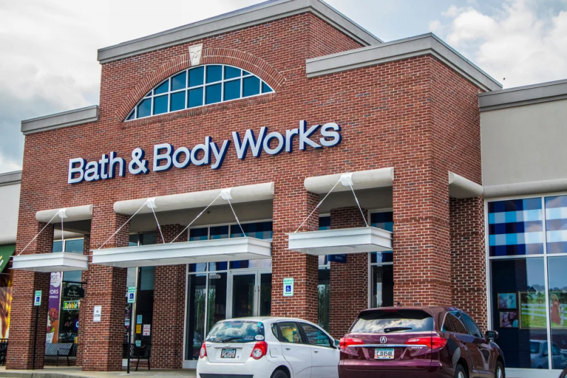   Bath & Body Works parduotuvės išorė