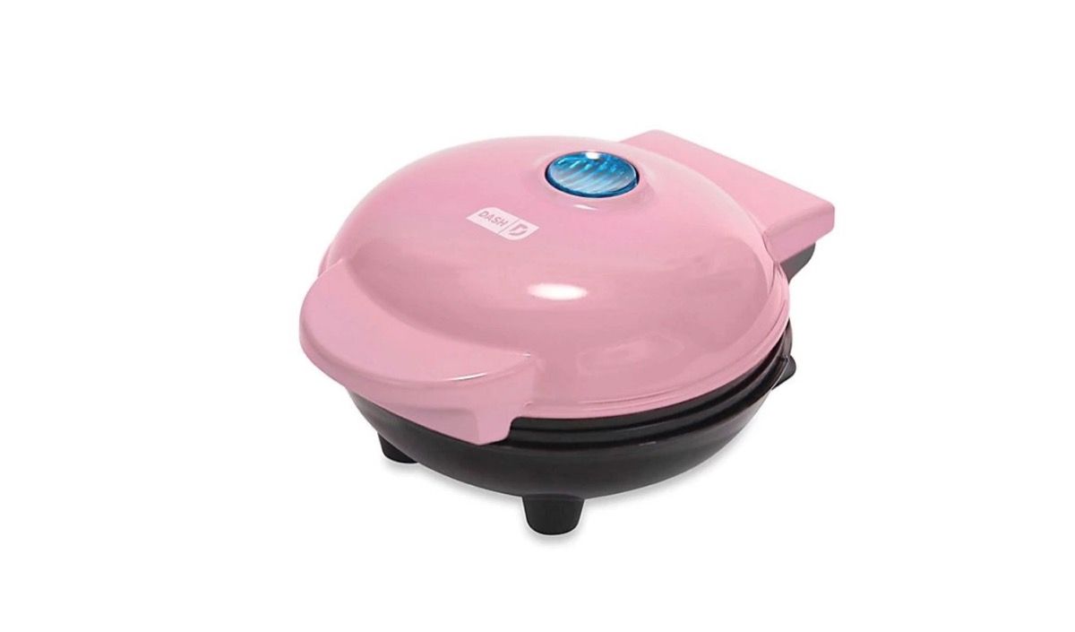 ružičasta mini aparat za vafle
