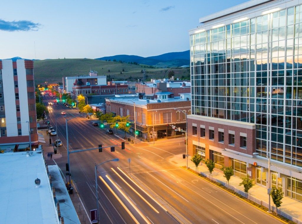 gambar pemandangan bandar Missoula, Montana