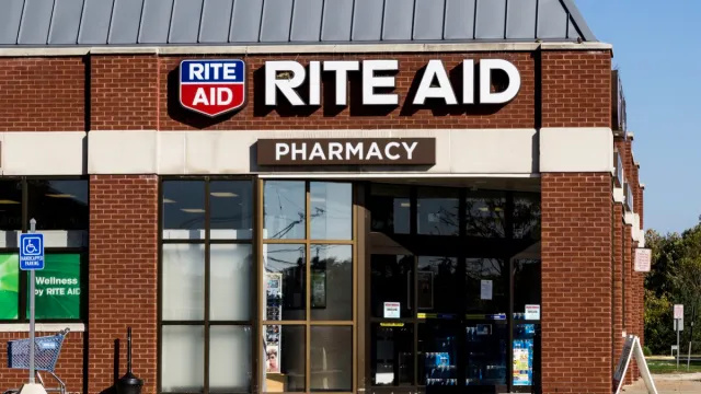 Rite Aid lukker endnu flere butikker på grund af konkurs, starter i dag