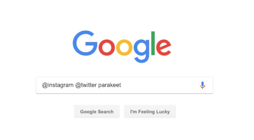 google handle search - google trikovi