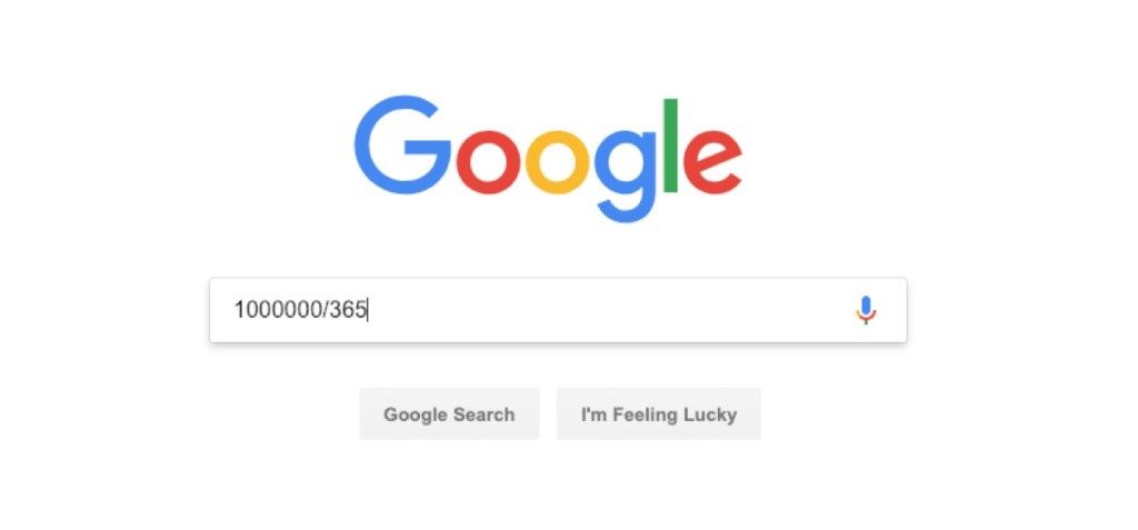 google lommeregner søgning - google tricks