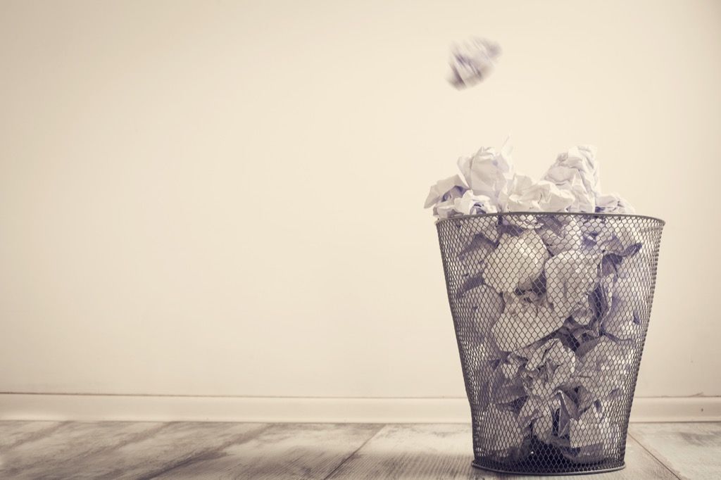 Odpadkový koš, downsizing vašeho domova