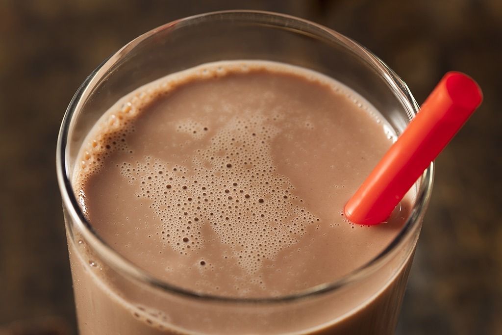 چاکلیٹ دودھ کا کھانا 40 سے زیادہ