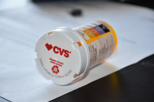   CVS бутилка с рецепта
