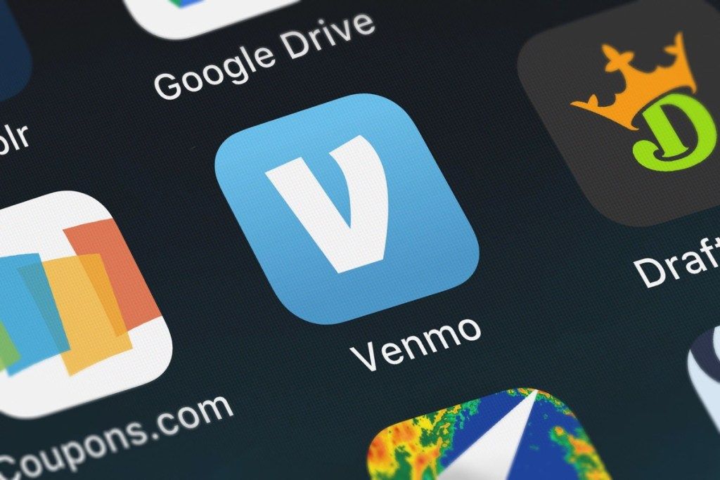 Aplikacja Venmo na ekranie, nowoczesna technologia