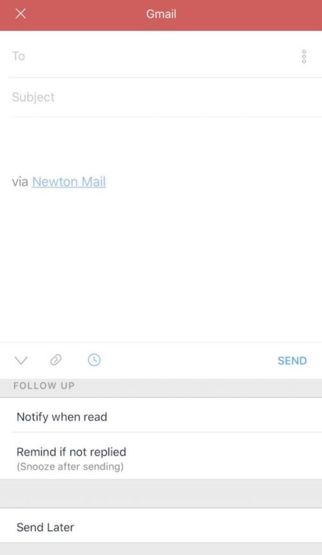 Newton Mail Apps korraldaja rakendused