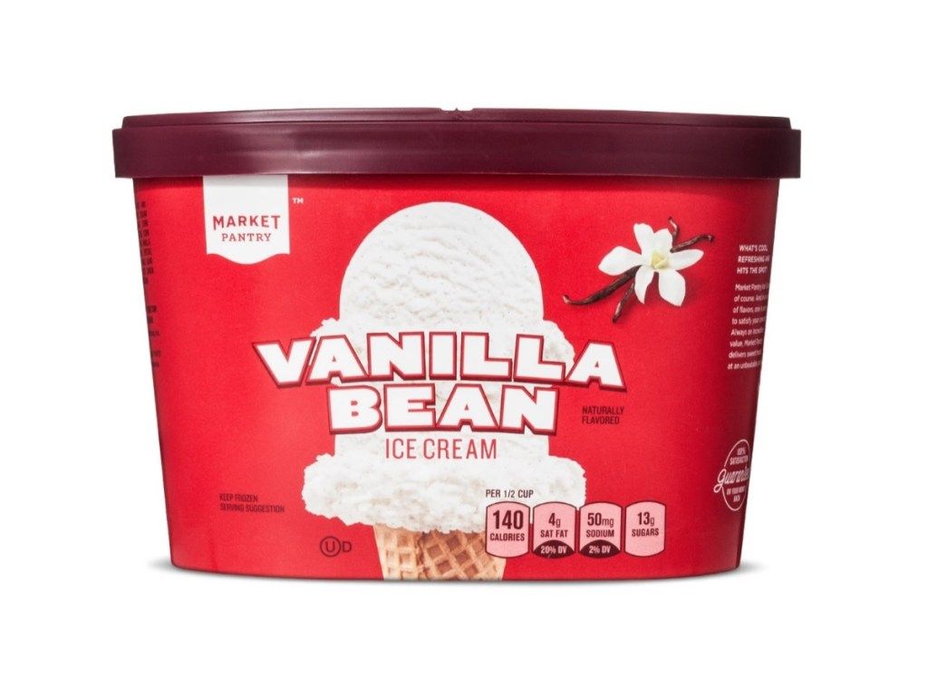 Мороженое с ванильной фасолью Target