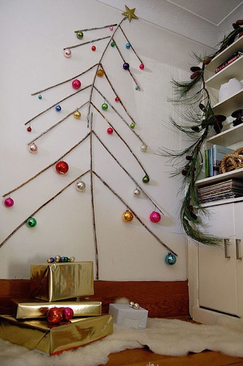 Twig Christmas Tree {Алтернативи за коледно дърво}