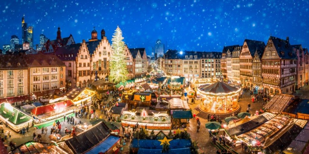 vianočný trh vo Frankfurte