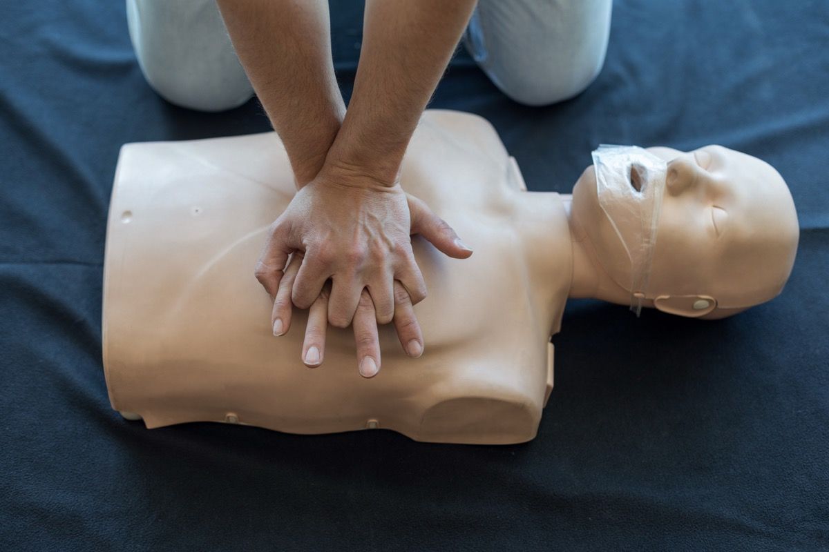 Herz-Lungen-Wiederbelebung oder CPR-Training