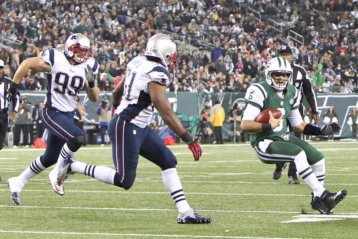 Los Patriots juegan contra los Eagles en 2012