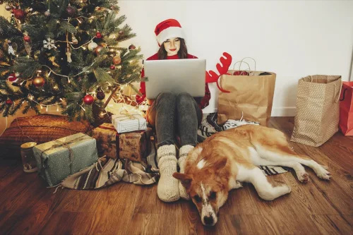   compras navideñas en línea