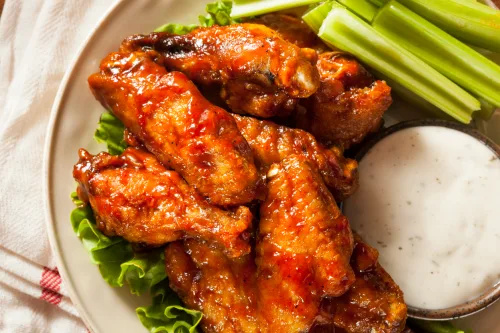   Barbecue Buffalo Chicken Wings als Vorspeise