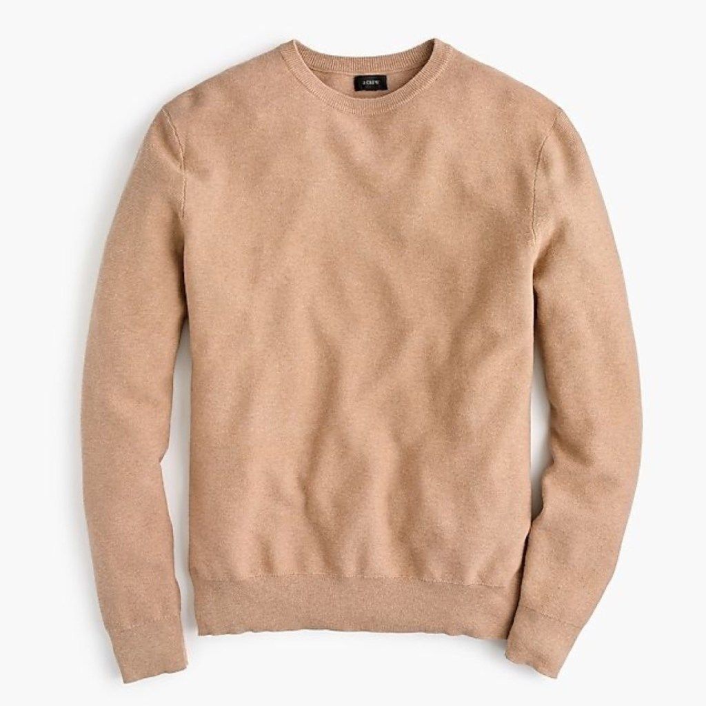 sweater tan crewneck