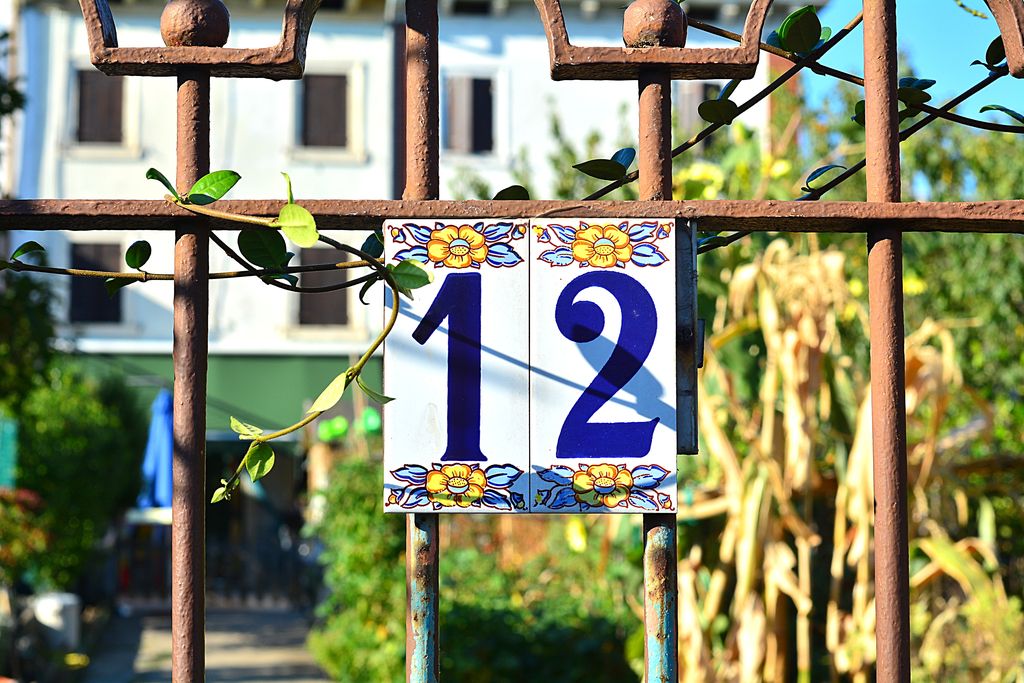 Številka hiše, ki spodbuja vaš dom