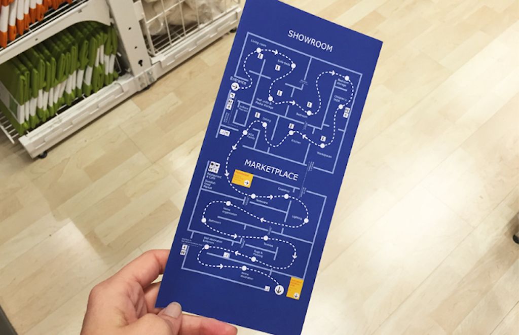 Mapa de la tienda Ikea Datos sorprendentes sobre Ikea