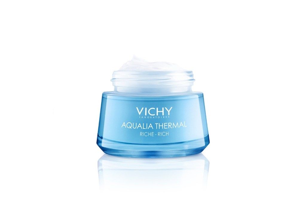 Vichy Aqualia Thermal Rich Hydrating Face Moisturizer na may Hyaluronic Acid