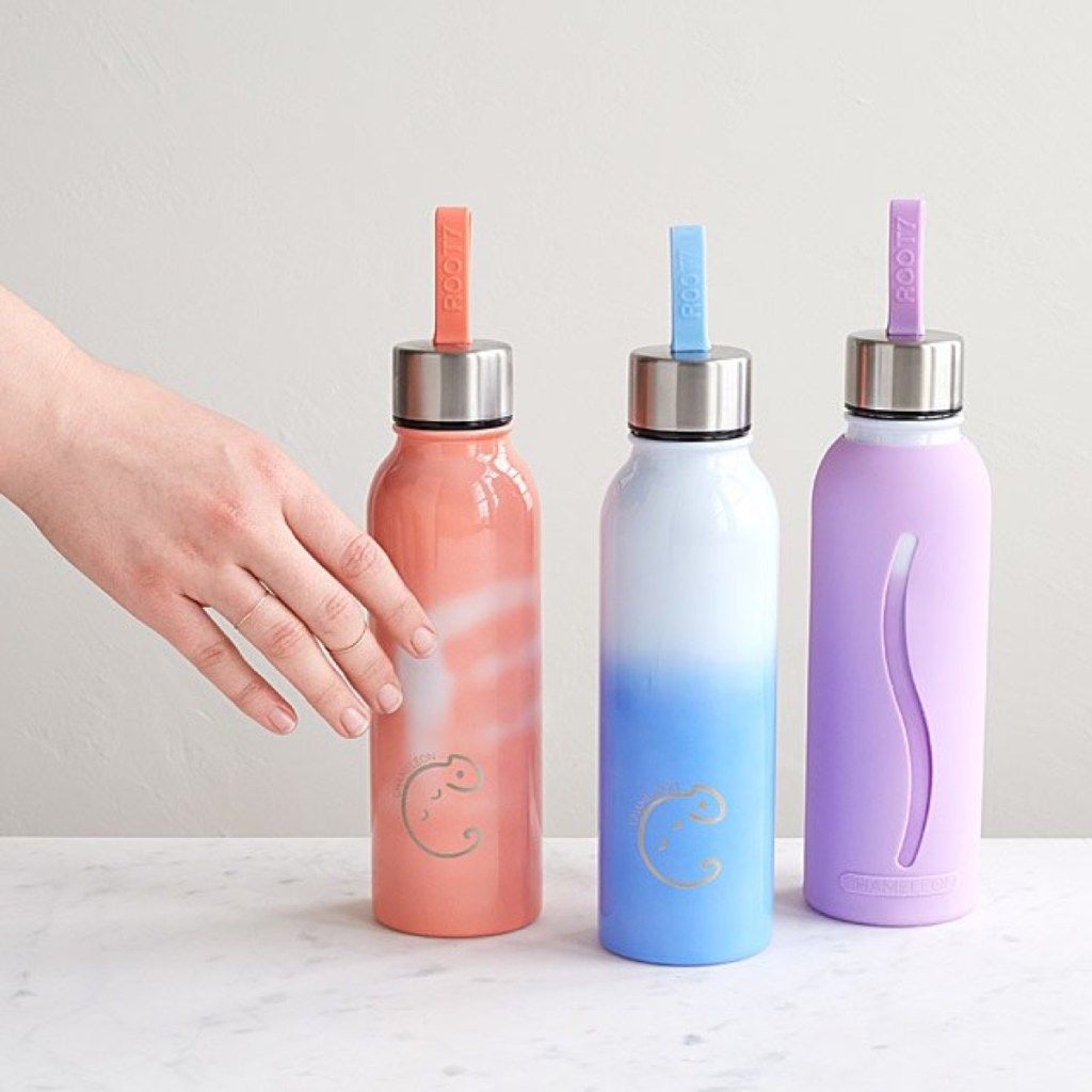 botella de agua que cambia de color, los mejores regalos para estudiantes universitarios