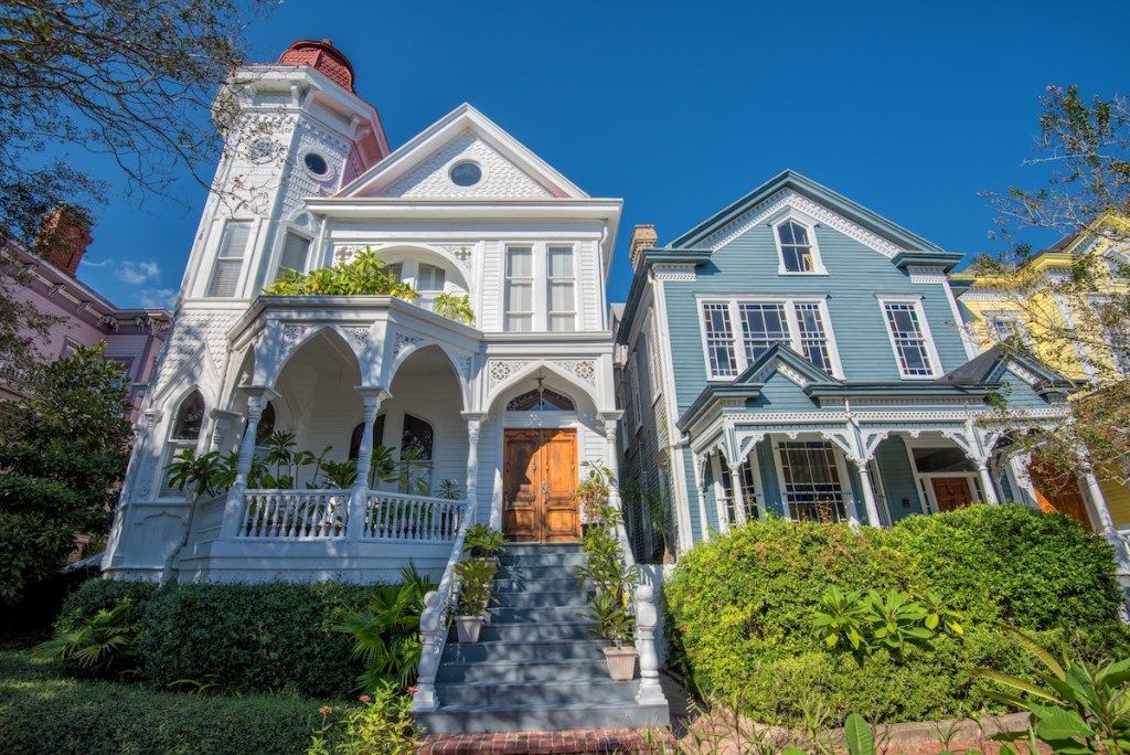 Savannah Georgia, viktorijanski dom, najbolj priljubljeni hišni slogi