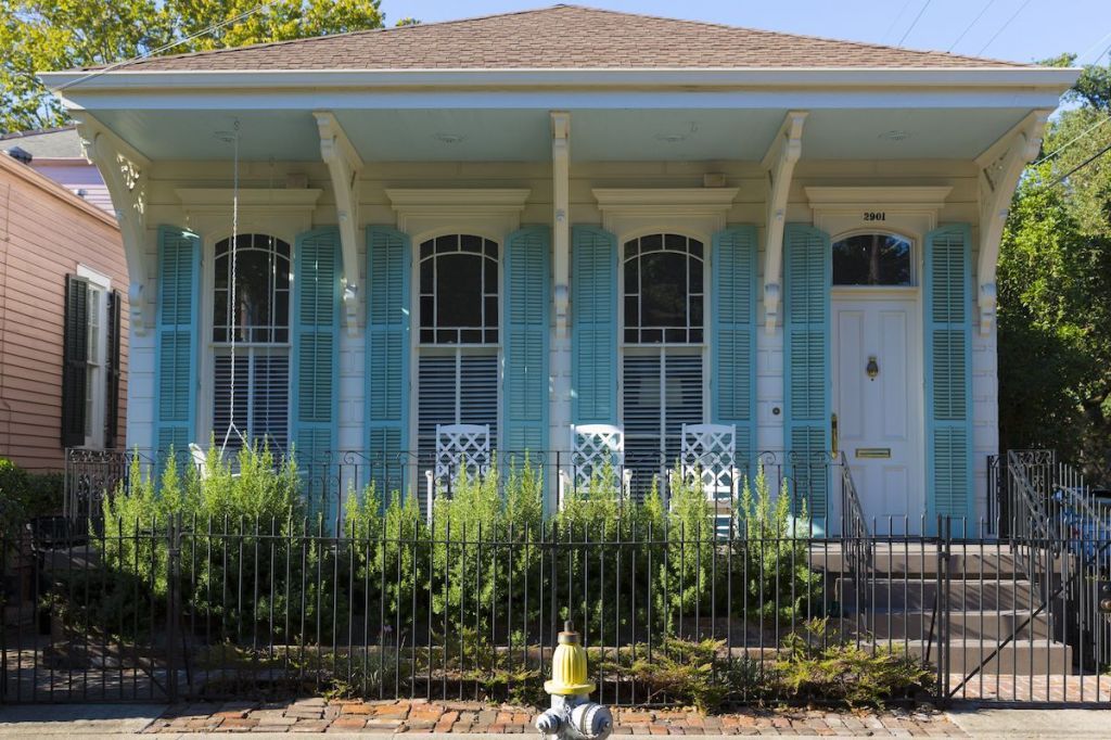 Franču kreolu nams Luiziāna populārākie māju stili