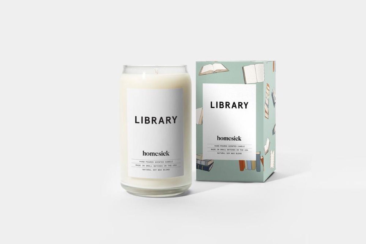 aroma de biblioteca de vela nostálgica, regalos para amantes de los libros