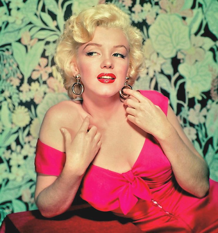 Marilyn Monroe spalvota nuotrauka