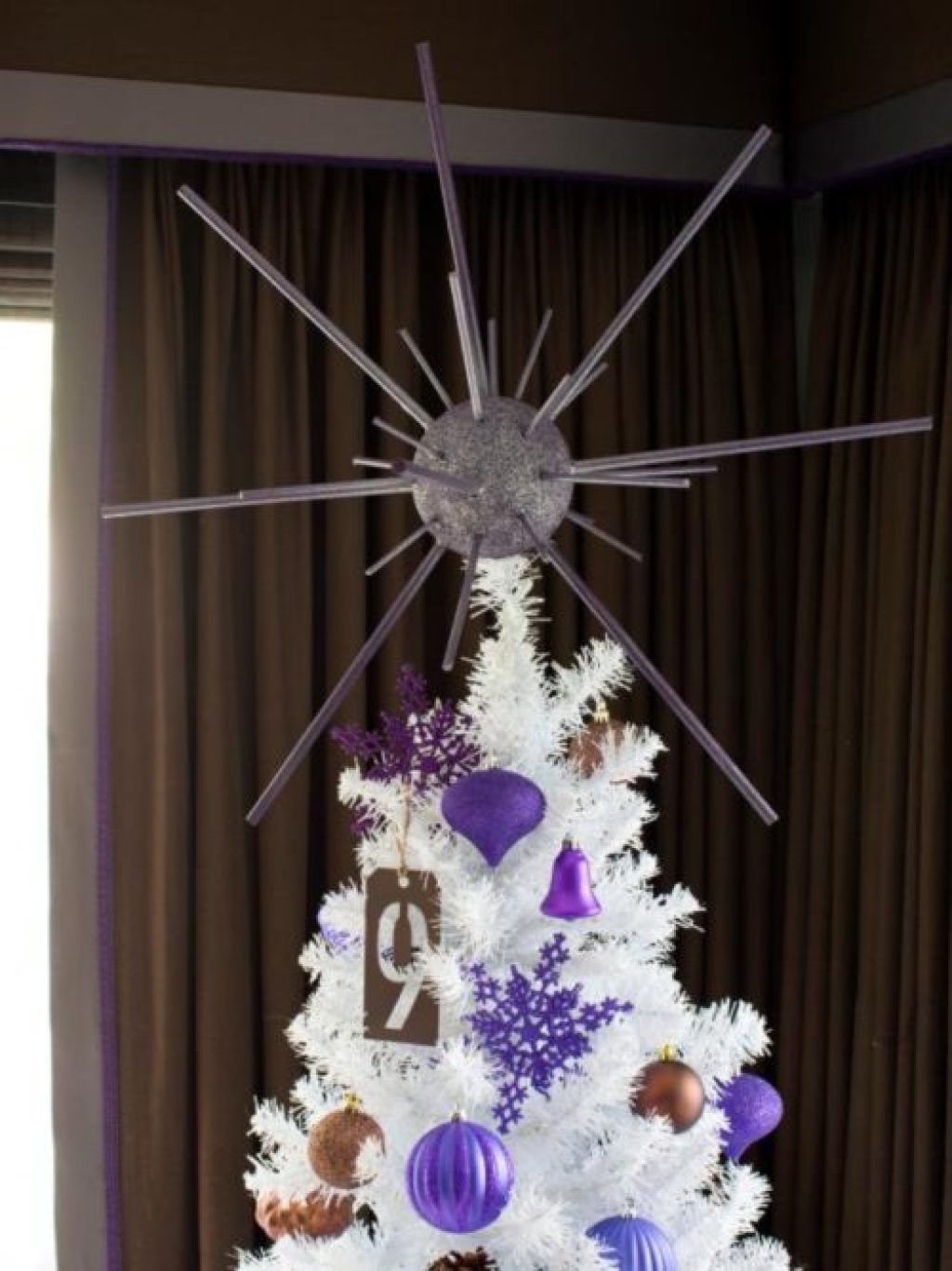 Mod Tree Topper DIY vánoční ozdoby