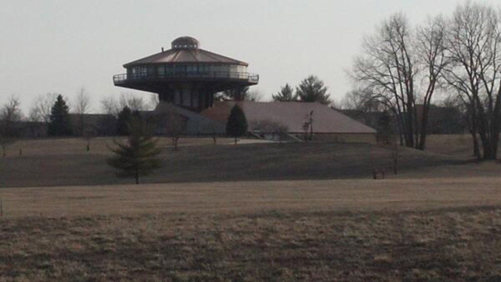 Spaceship House Iowa най-лудите домове