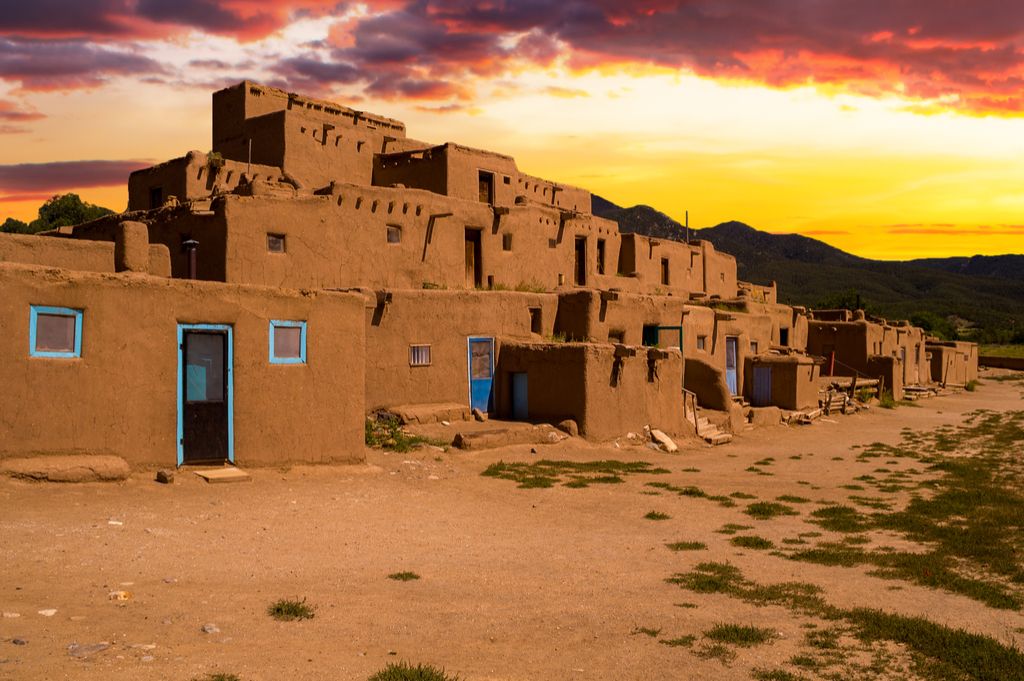 Taos, New Mexico galenaste hus