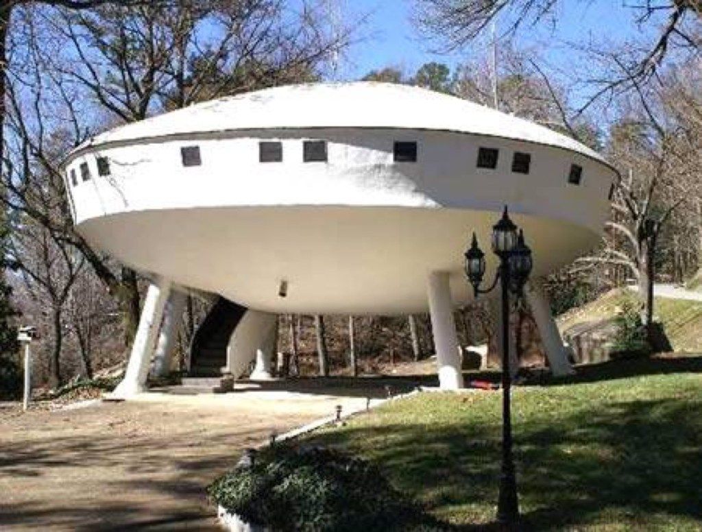 Spaceship House Tennessee galeste hjem