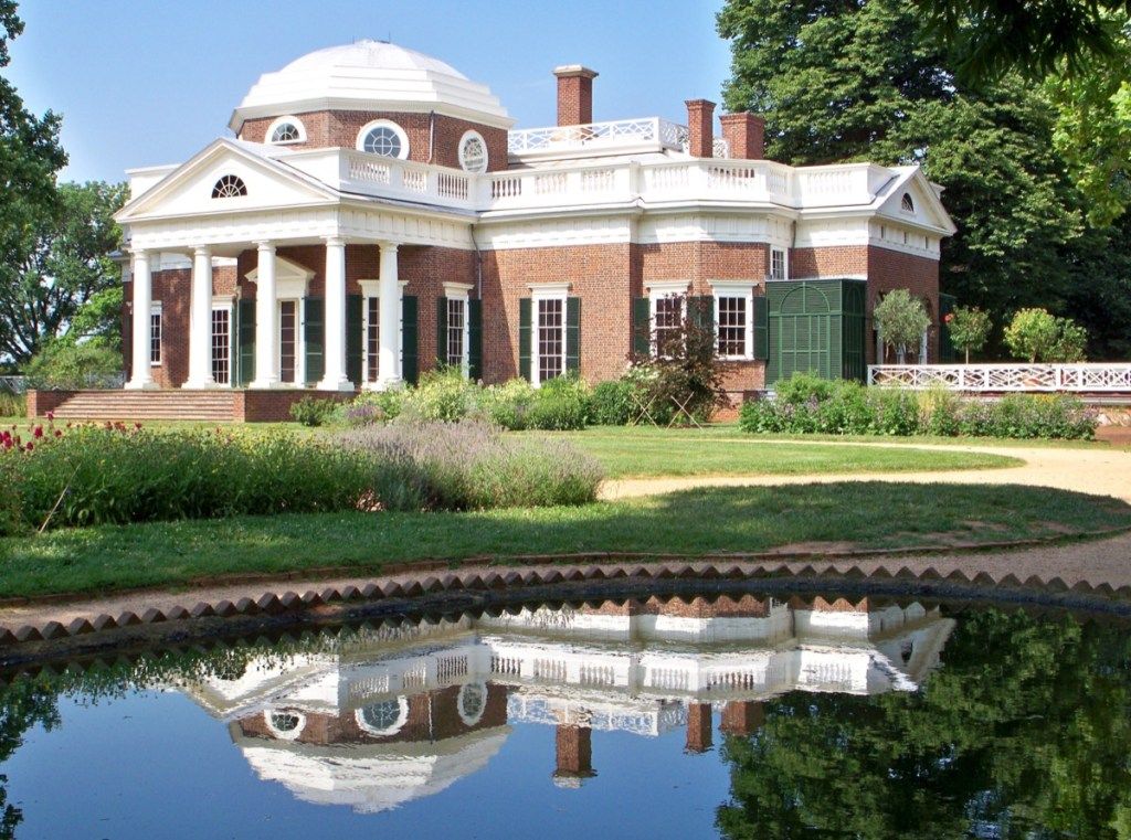 Monticello Virginia kvailiausi namai