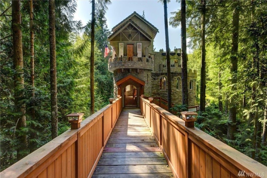 Rainforest Castle Washington nejbláznivější domy