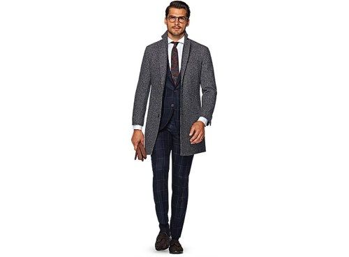Abrigo gris de Suit Supply