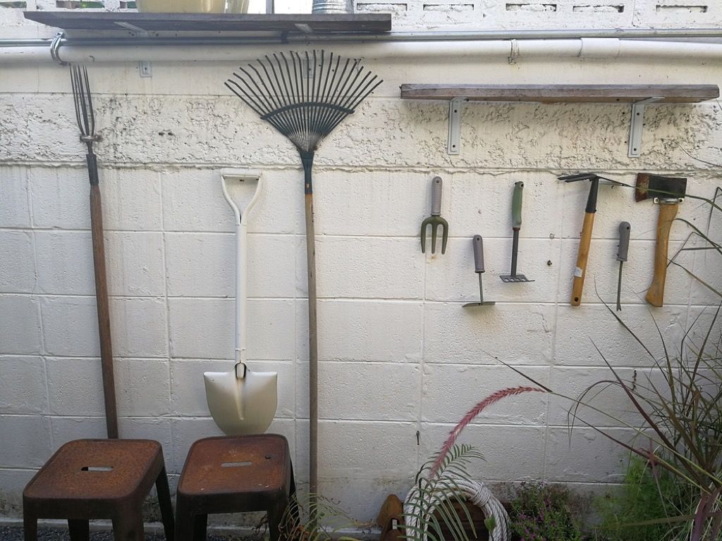 mejoras en el garaje del cobertizo de jardinería