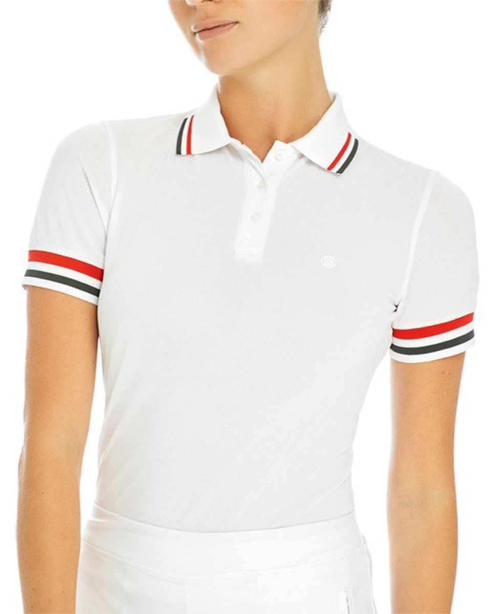 gfore bílé golfové tričko