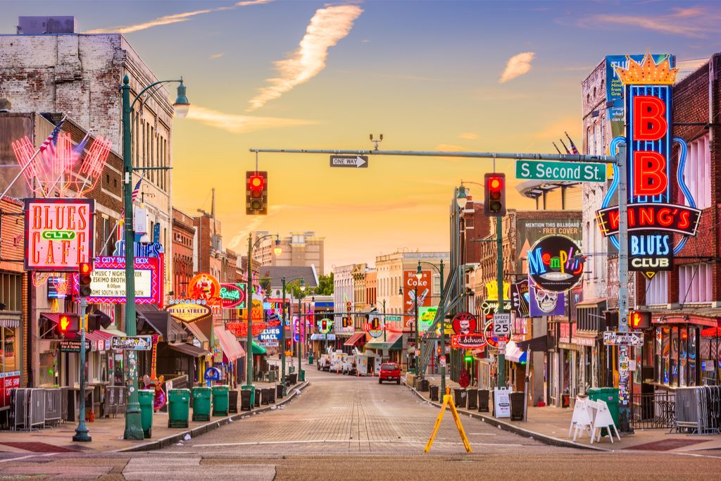 Tujuan Liburan Kota-kota Amerika di Memphis Tennessee
