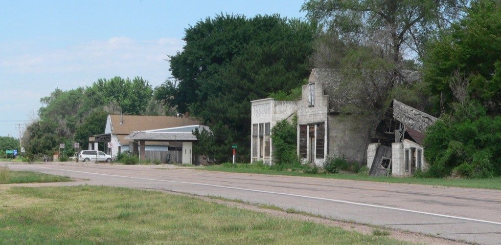 Roscoe Nebraska en ürkütücü terk edilmiş binalar