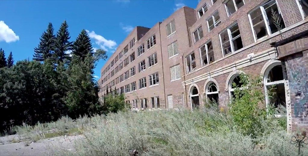 San Haveno sanatorija Šiaurės Dakotoje yra baisiausi apleisti pastatai