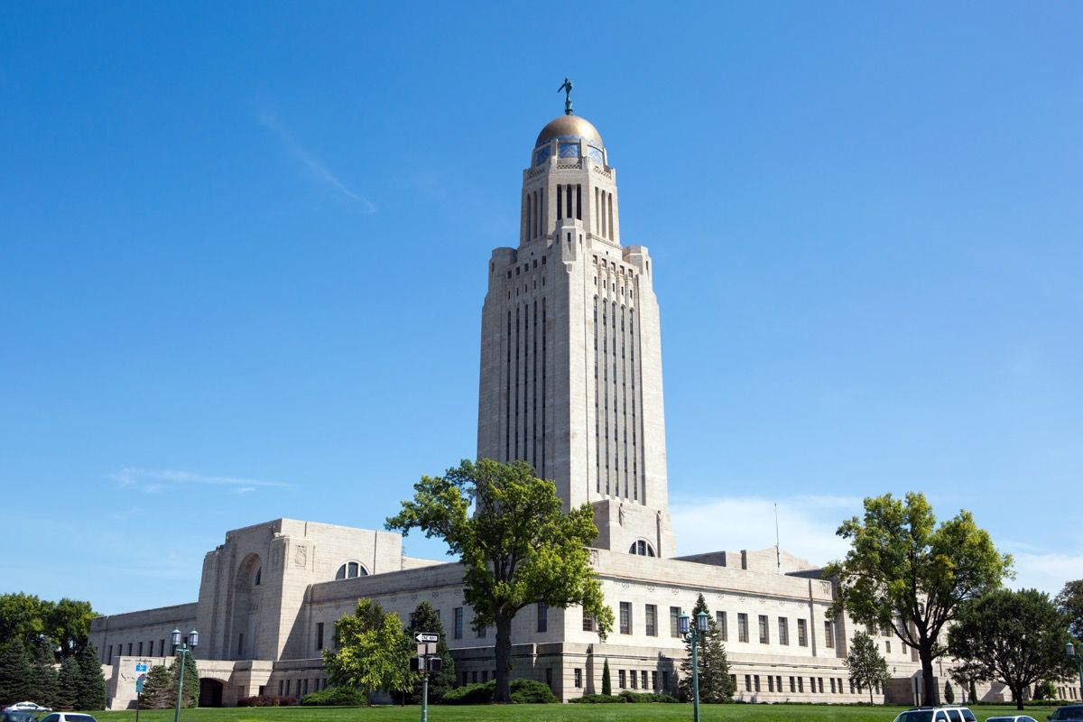 Gebäude der Hauptstadt des Bundesstaates Nebraska