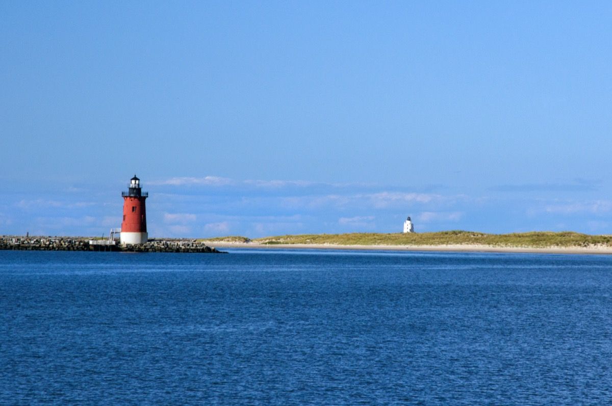 East End Lighthouse på Delaware Bay i Lewes, Delaware