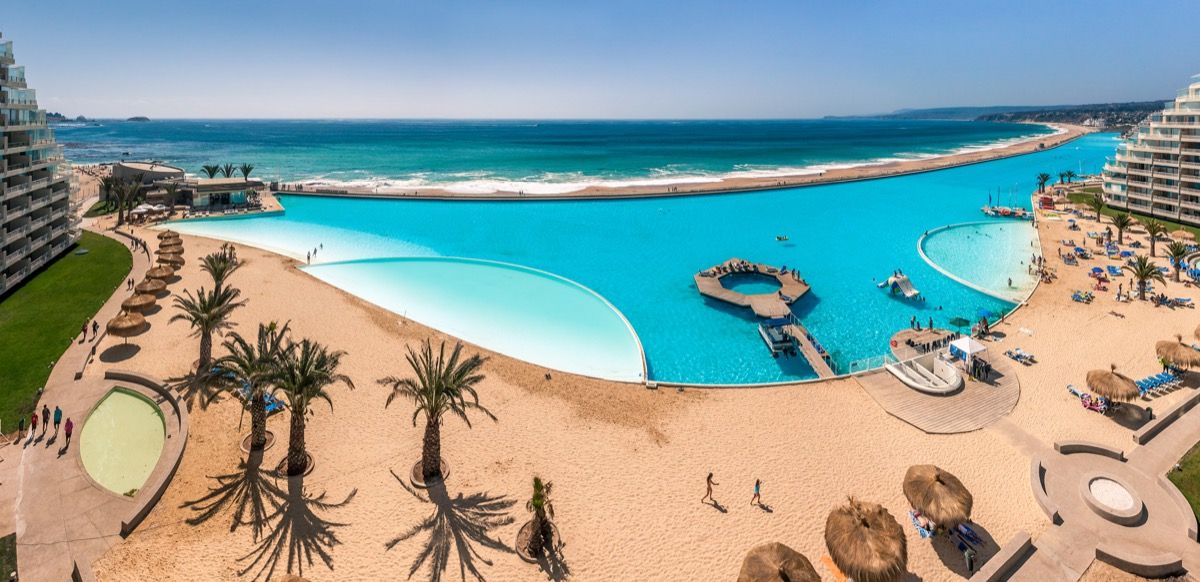 San Alfonso del Mar, Récord Guinness de la piscina más grande del mundo