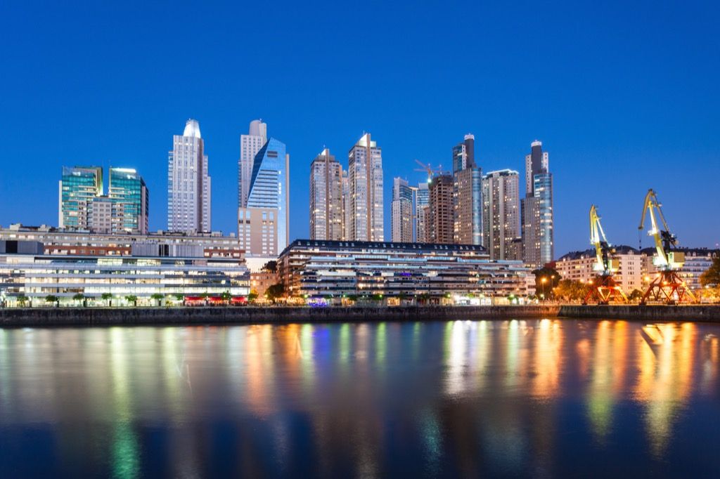 بیونس آئرس ، ارجنٹائن دنیا کے صاف ستھرا شہر
