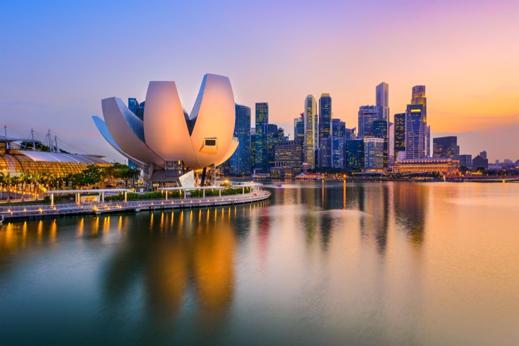 Singapore reneste byer i verden